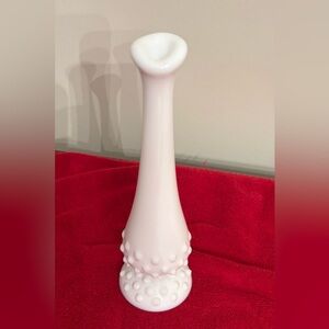 Vintage hobnail milkglass
